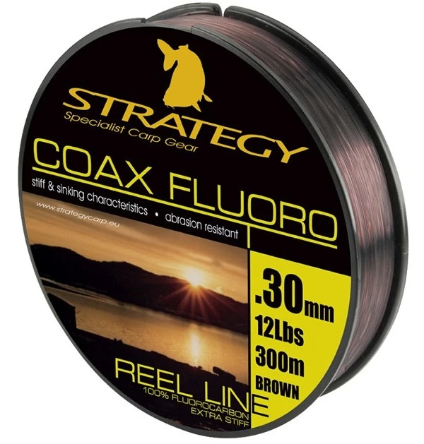 Strategy Brown Coax Reel Line 0.30/12lb 300m - Afbeelding 3