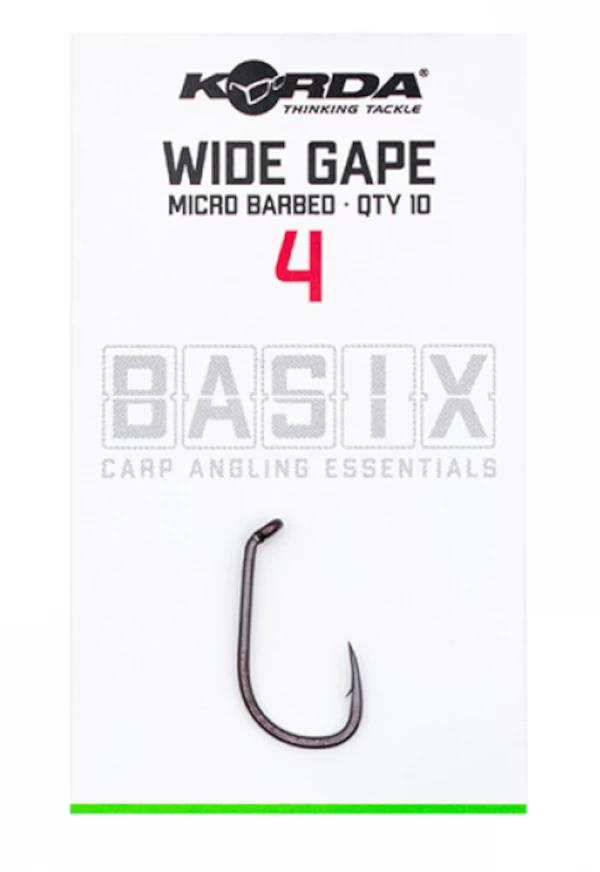 Korda Basix Wide Gape Size 4