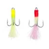 Fladen Luminous Treble Hooks 4/0 (2 Stuks)
