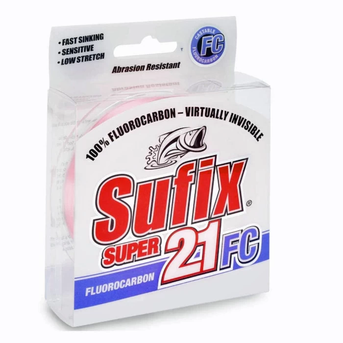 Sufix Super 21 Fluoro Pink 300m 0,18mm 2,3kg - Afbeelding 2
