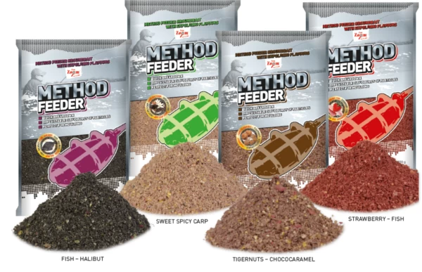 Carp Zoom Method Feeder Groundbait 1.0kg Strawberry Fish