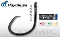 Hayabusa Sea HCRL 187 Circle Size 1 Black Nickel (4pcs)