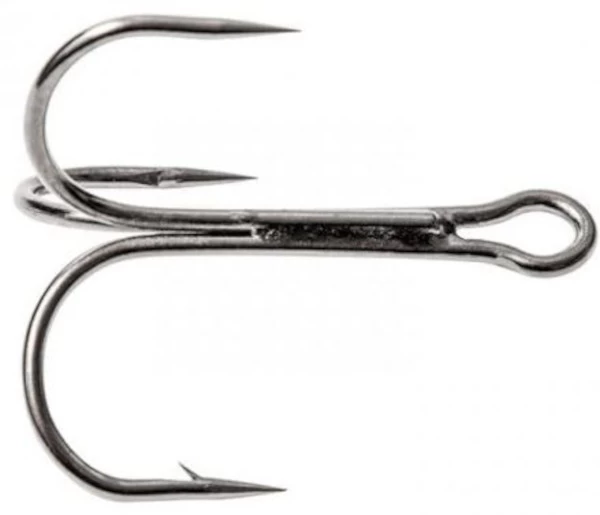 Fladen Maxximus Black Nickel Treble Hooks 1/0 3pcs
