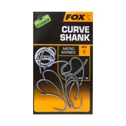 Fox Edges Curve Shank Hooks Size 6 Micro Barbed
