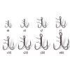Quantum Claw Treble Hooks Mat Finish 4pcs Size 2