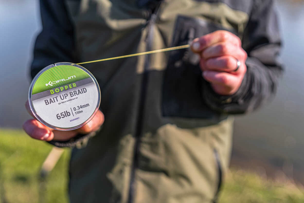 Korum Bopper Bait Up Braid 150m (0,34mm | 65lb) - Afbeelding 2