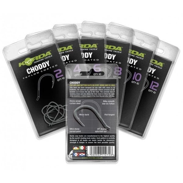 Korda Choddy Hook Haakmaat 2 - Afbeelding 5