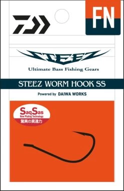 Daiwa Steez Worm Hook SS FN Roofvis Haak #2 12 Stuks