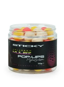 Sticky Baits Mulbz Pop-Ups Fluoro 12mm 70gr Pot